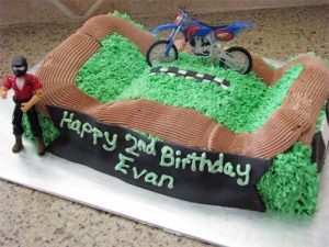 Bánh sinh nhật hình xe mô tô